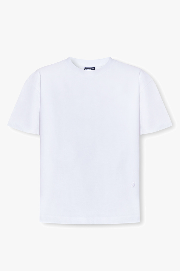 ★JACQUEMUS★ Le Aba Short Sleeve T-Shirt White JACQUEMUS L'ENFANT La Chemise short-sleeve Shirt | White